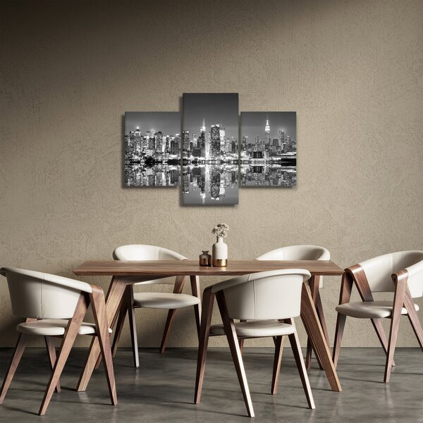 Obraz - New York, čiernobiely (90x60 cm)