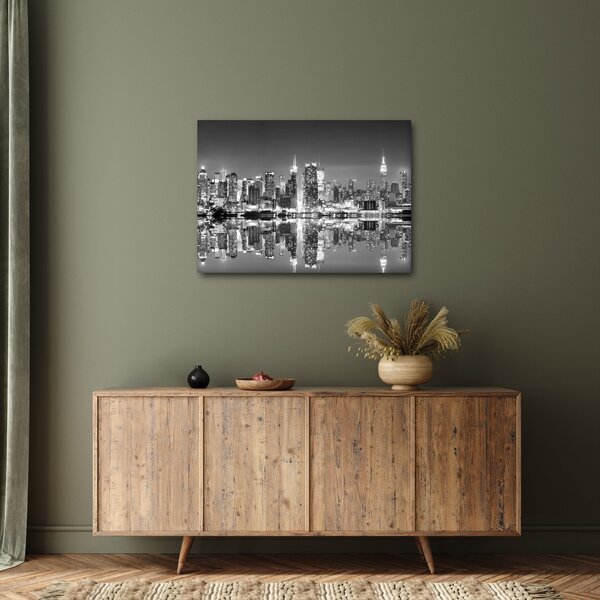 Obraz - New York, čiernobiely (70x50 cm)