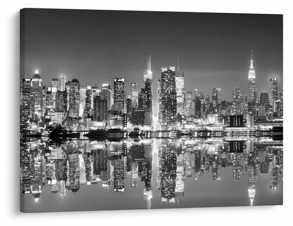 Obraz - New York, čiernobiely (70x50 cm)