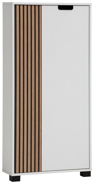 VYSOKÁ KOMODA, biela, farba duba, 59,8/124/19,55 cm MID.YOU - Komody, Online Only