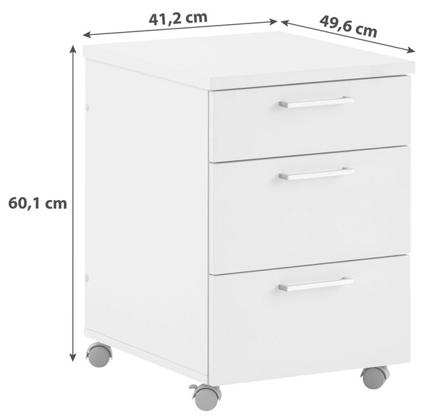 KONTAJNER NA KOLIESKACH, 41,2/60,1/49,6 cm MID.YOU - Online Only kancelárie, Online Only