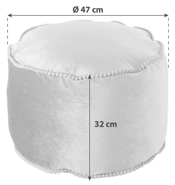 TABURETKA „PUFF“, 47/32/47 cm Livetastic - Kreslá, Online Only