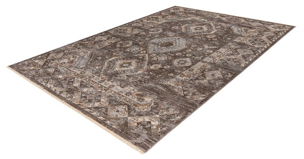 Obsession , Kusový koberec Laos 466 Taupe, 40x60, hnedá, chodba / predsieň