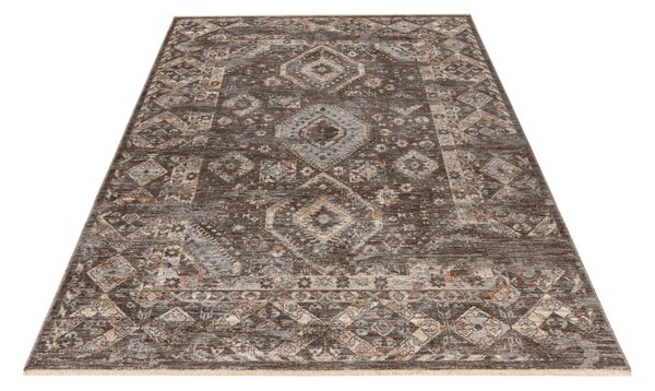 Obsession , Kusový koberec Laos 466 Taupe, 40x60, hnedá, chodba / predsieň