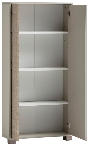 VYSOKÁ KOMODA, béžová, 59,8/124/19,55 cm MID.YOU - Komody, Online Only