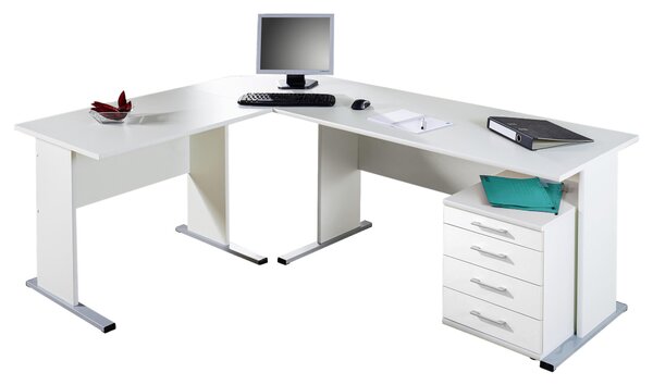 PÍSACÍ STÔL, biela, 140/65/74,2 cm MID.YOU - Online Only kancelárie, Online Only