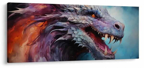 Obraz - Ilustrácia draka (120x50 cm)