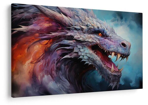 Obraz - Ilustrácia draka (90x60 cm)