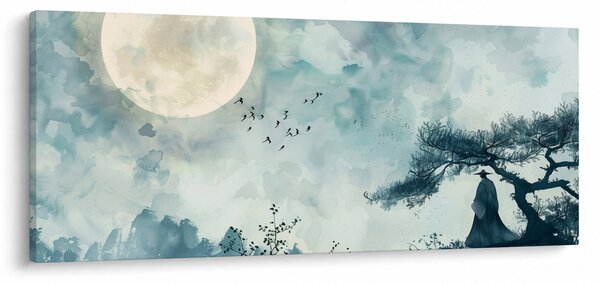 Obraz - Maľba splnu (120x50 cm)