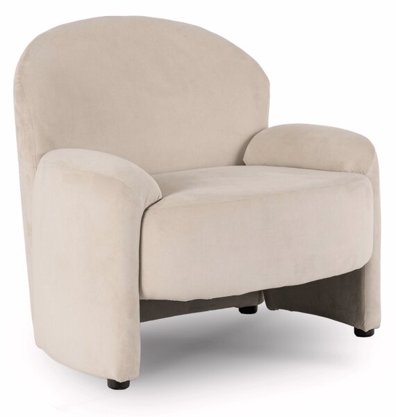 Kreslo MASSIMO Cream Velvet