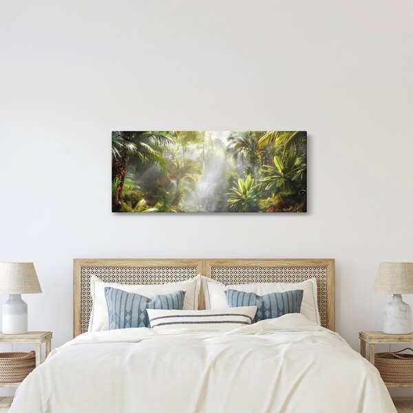 Obraz - Tropický dažďový prales (120x50 cm)
