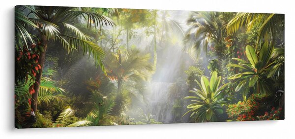 Obraz - Tropický dažďový prales (120x50 cm)