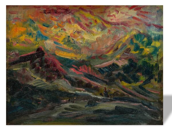 Obraz Arnold Peter Weisz-Kubínčan - Západ slnka na horách - S (40x30cm) 49€