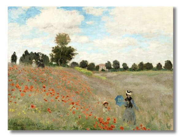 Obraz Claude Monet - Makové pole - S (40x30cm) 49€
