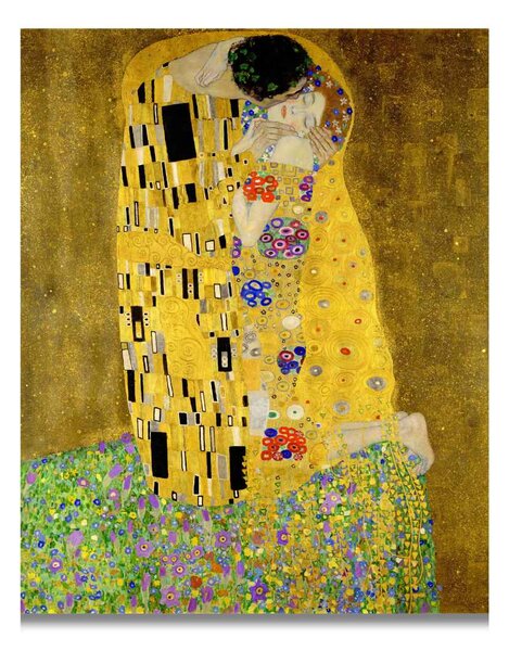 Obraz Gustav Klimt - Bozk - S (40x30cm) 49€