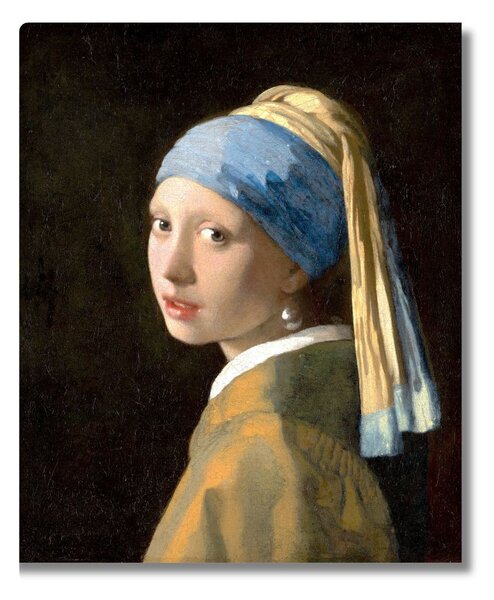 Obraz Vermeer – Dievča s perlovou náušnicou - S (40x30cm) 49€