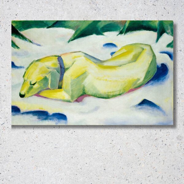 Obraz Franz Marc - Pes na snehu - S (40x30cm) 49€