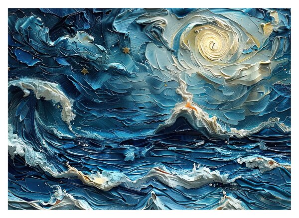 Obraz - Maľba oblohy a mora (70x50 cm)