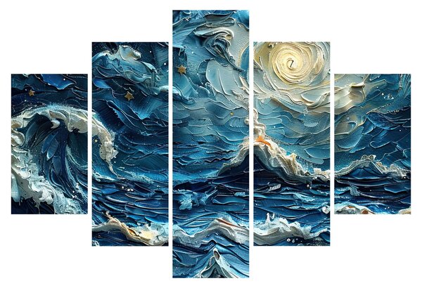 Obraz - Maľba oblohy a mora (150x105 cm)