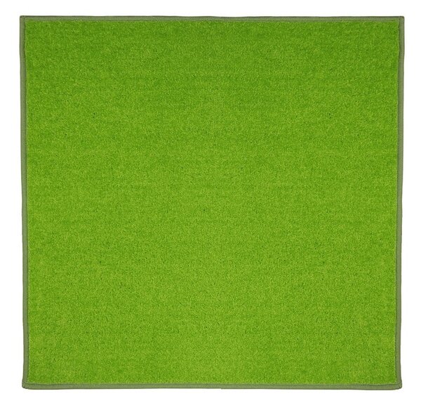 Vopi koberce Kusový koberec Eton zelený 41 štvorec - 100x100 cm