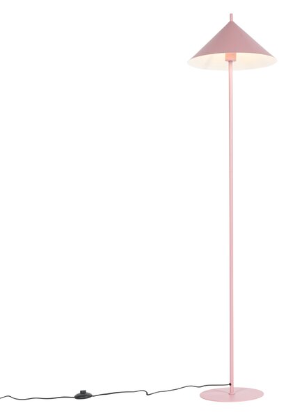 Dizajnová stojaca lampa ružová - Triangolo