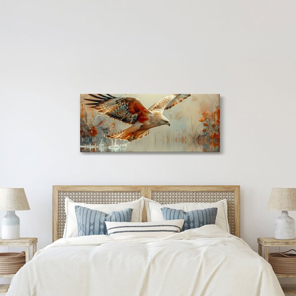 Obraz - Dravý vták (120x50 cm)