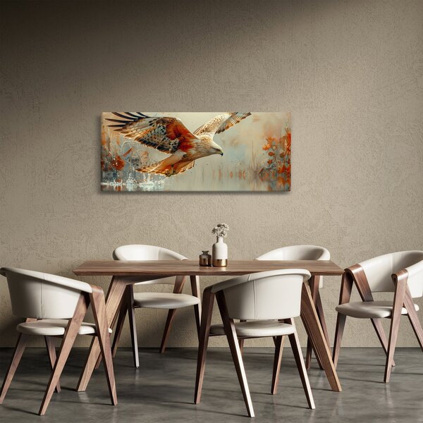 Obraz - Dravý vták (120x50 cm)