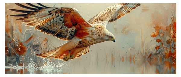 Obraz - Dravý vták (120x50 cm)