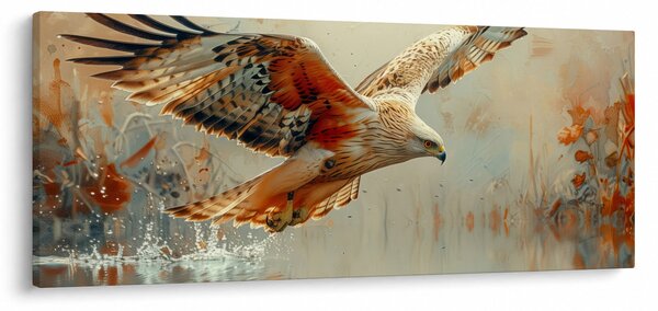 Obraz - Dravý vták (120x50 cm)