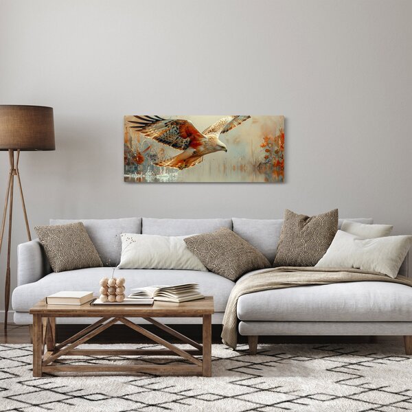 Obraz - Dravý vták (120x50 cm)