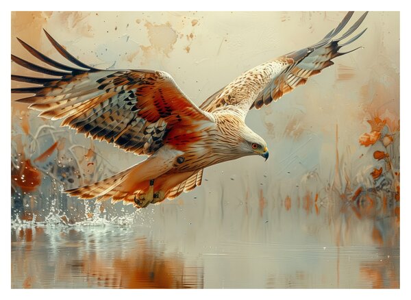 Obraz - Dravý vták (70x50 cm)