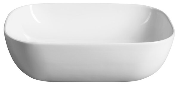 Aqualine Aqualine, Keramické umývadlo na dosku, 46x34 cm, biela, 46341