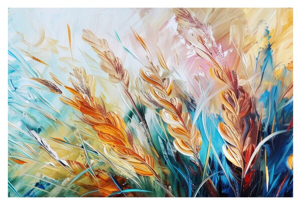 Obraz - Pšenica, abstrakcia (90x60 cm)