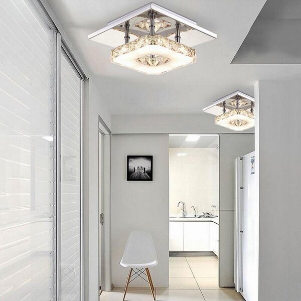 TooLight Stropné hranaté svietidlo Plafon Glamour 8W APP405-C APP406-C