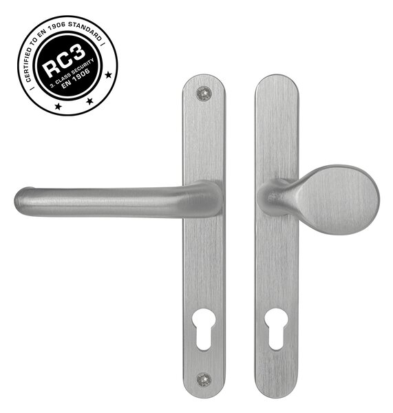 MPK - SECURO ALU A04 - SOU M1 COSLAN madlo/kľučka PZ 92 mm Nerez matná