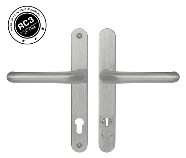 MPK - SECURO ALU A04 PLUS - SOU COSLAN kľučka/kľučka 92 mm Nerez matná