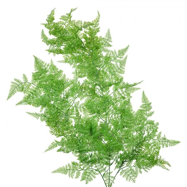 Umělá květina 80 cm zelený plast - 10*5*80 cm - Clayre & Eef