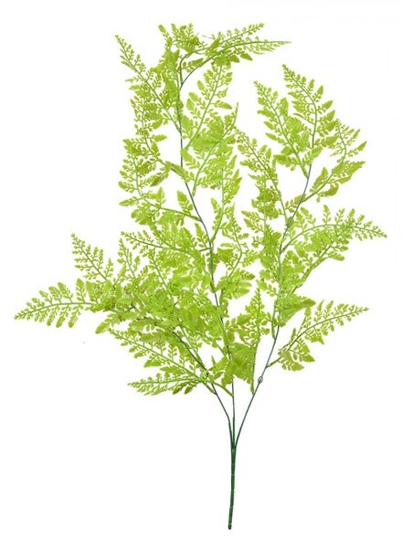 Zelená umelá previsnutá rastlina papradie - 15*5*80 cm - Clayre & Eef