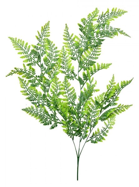 Zelená umelá previsnutá rastlina papradie - 75 cm - Clayre & Eef