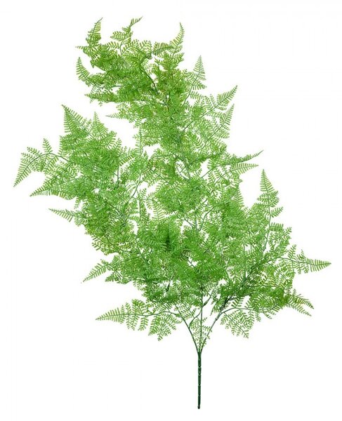 Umělá květina 80 cm zelený plast - 10*5*80 cm - Clayre & Eef