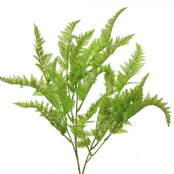 Zelená umelá previsnutá rastlina papradie - 8*4*75 cm - Clayre & Eef