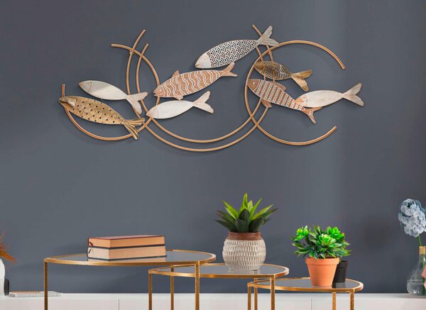 NÁSTENNÁ DEKORÁCIA 142.9/61.6/5 cm - Dekorácie na stenu, Online Only