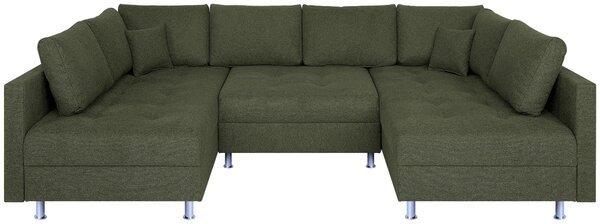 SEDACIA SÚPRAVA, textil, olivovozelená P & B - Sedačky, Online Only