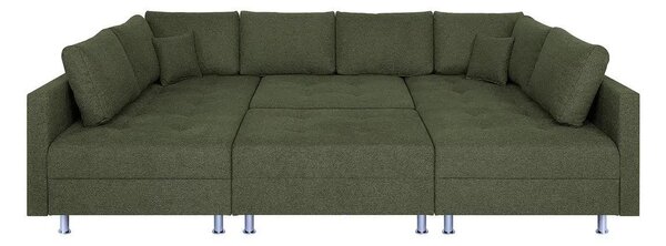 SEDACIA SÚPRAVA, textil, olivovozelená P & B - Sedačky, Online Only