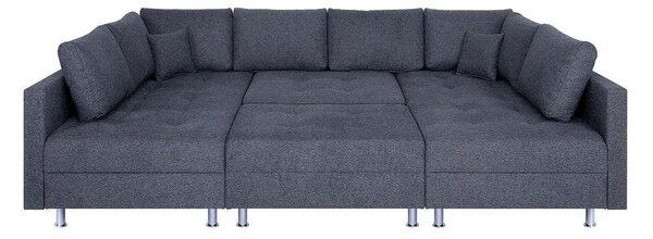 SEDACIA SÚPRAVA, textil, antracitová P & B - Sedačky, Online Only