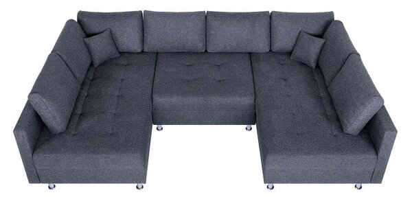 SEDACIA SÚPRAVA, textil, antracitová P & B - Sedačky, Online Only