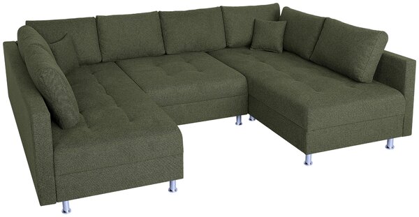 SEDACIA SÚPRAVA, textil, olivovozelená P & B - Sedačky, Online Only