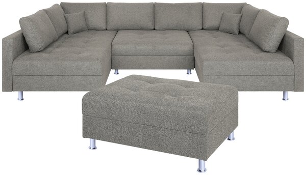 SEDACIA SÚPRAVA, textil, taupe P & B - Sedačky, Online Only