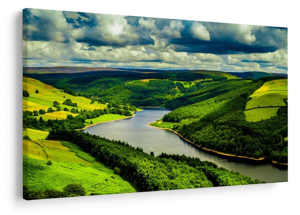 Obraz - Zelená krajina (90x60 cm)