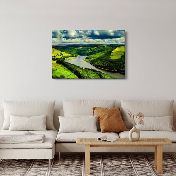 Obraz - Zelená krajina (90x60 cm)